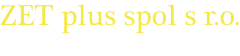 Logo Zet plus spol. s r.o.