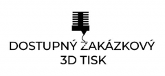 Logo DOSTUPNÝ ZAKÁZKOVÝ 3D TISK